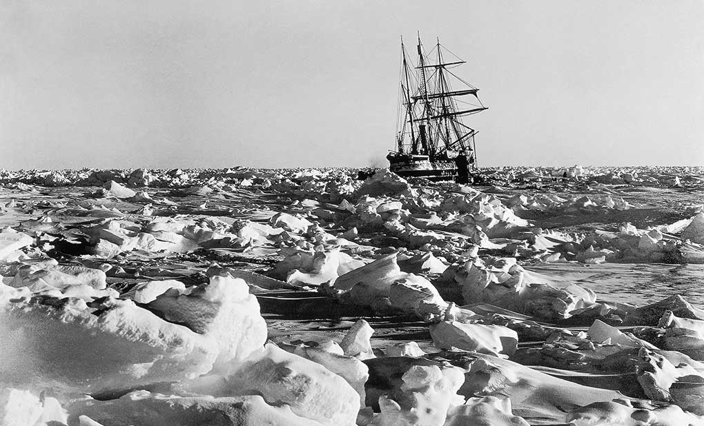 Frank Hurley - Endurance, the onset of winter, Antarctica 1915. ANMM Collection 00034262