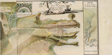 New Holland – Plan of Sydney Town by Charles-Alexandre Lesueur. Courtesy Muséum d’histoire naturelle, Le havre. 