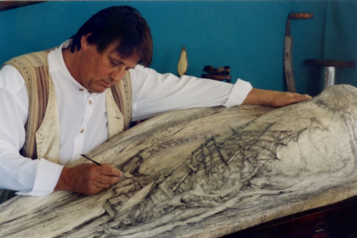 Gary Tonkin, Scrimshaw Artist, Albany’s Historic Whaling Station