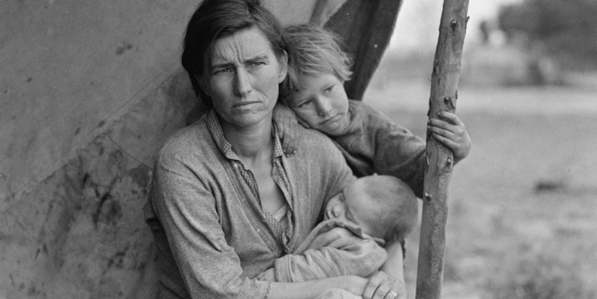 Migrant agricultural worker's family, Nipomo California. Photo by Dorothea Lange. February 1936. Courtesy Farm Security Administration–Office of War Information Photograph Collection, Library of Congress.